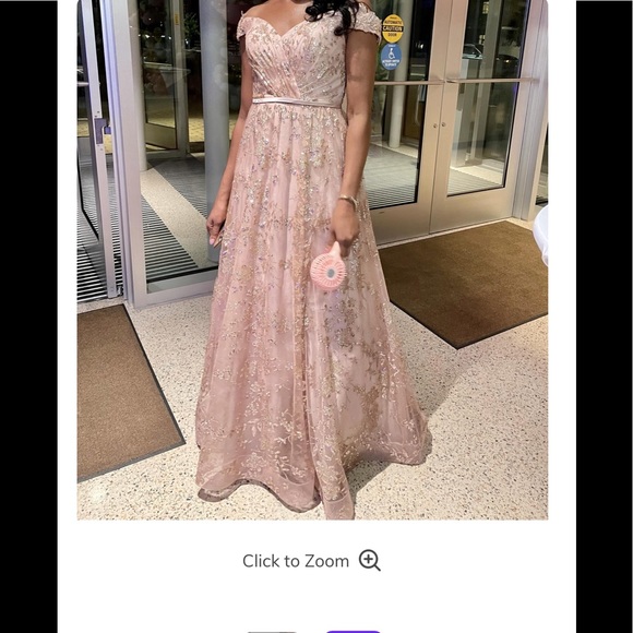 Beautiful size 12 Cinderella Devine A-line/ball gown dress. Sparkly/glittery - Picture 2 of 2